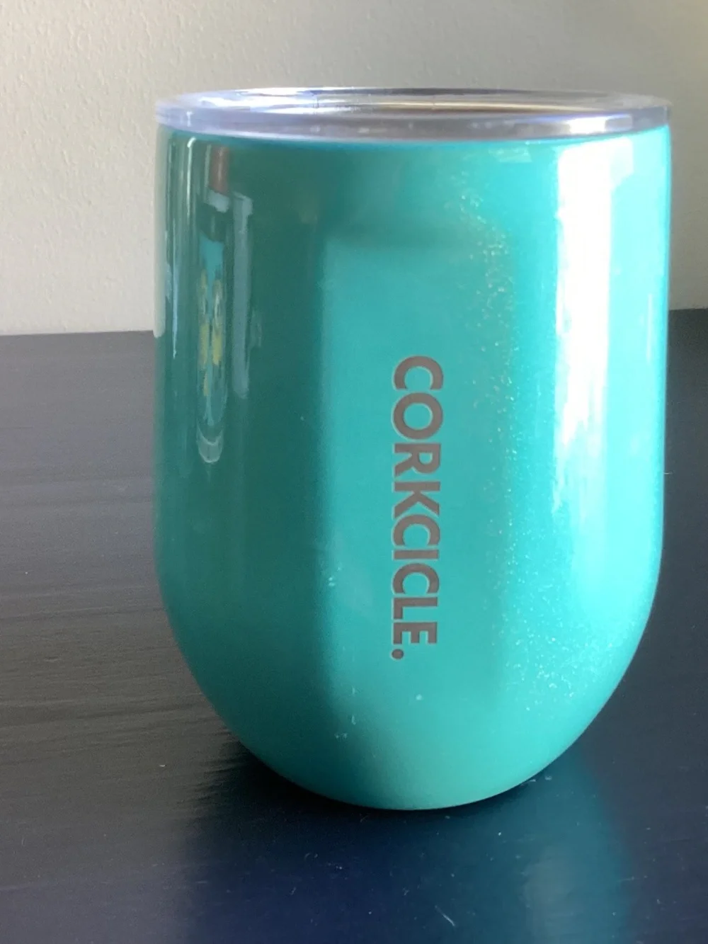 CORKCICLE Wine 12oz Tumbler Teal Color Stainless Steel Insulated